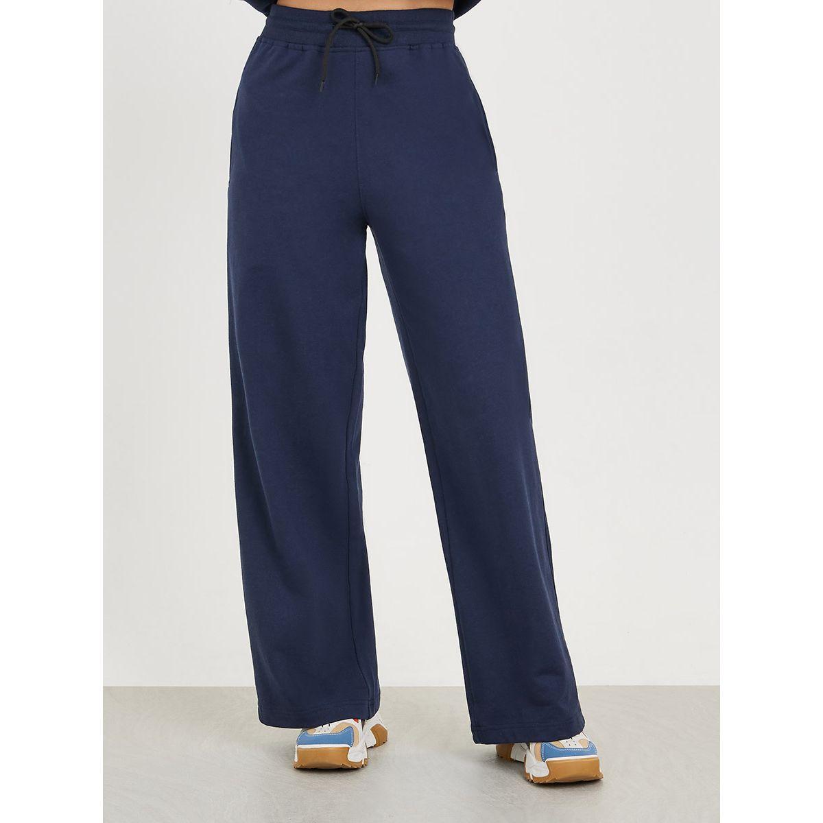 Styli Solid Hoodie & Wide Leg Jogger Co-Ord-women-clothing-coordsets-image-5