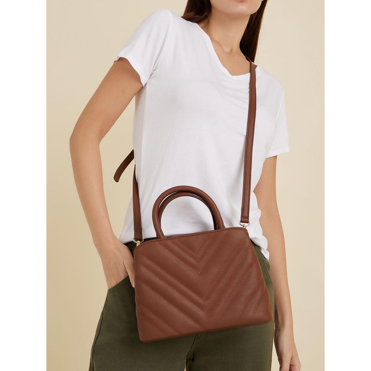 Styli Quilted Satchel Bag-women-bagsandwallets-handbags-image-3