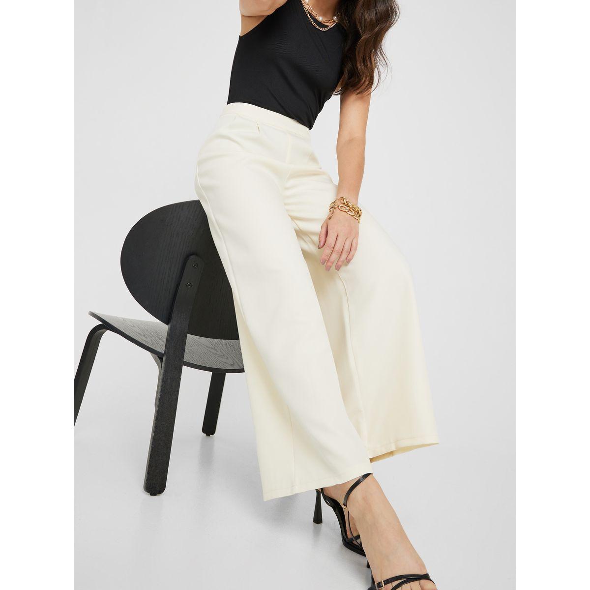 بنطال واسع الأرجل بخصر عالي-women-clothing-bottoms-trousers-image-1