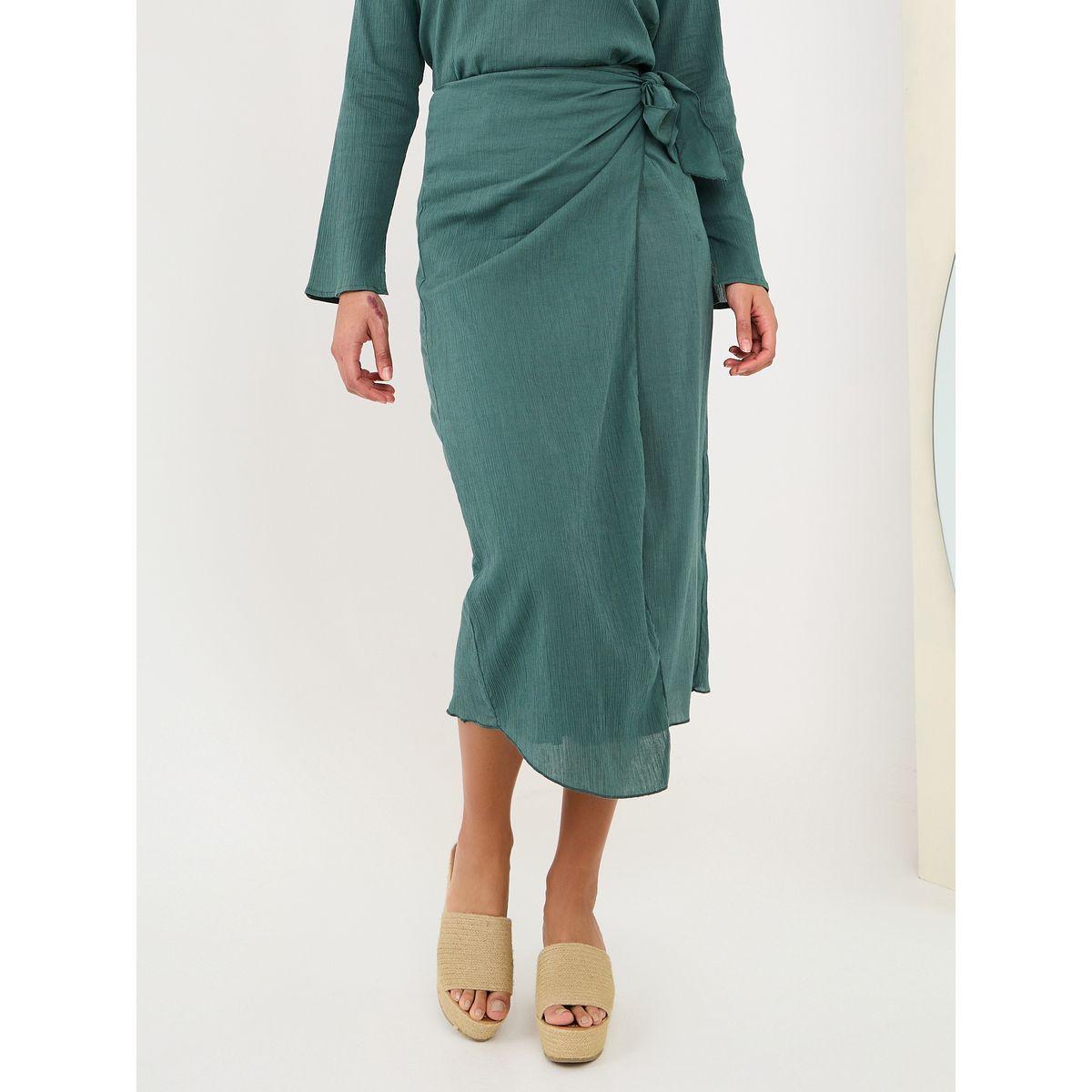 Styli Tie Front Wrap Midi Skirt-women-clothing-bottoms-skirts-image-2