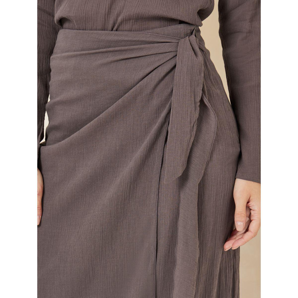Styli Tie Front Wrap Midi Skirt-women-clothing-bottoms-skirts-image-3
