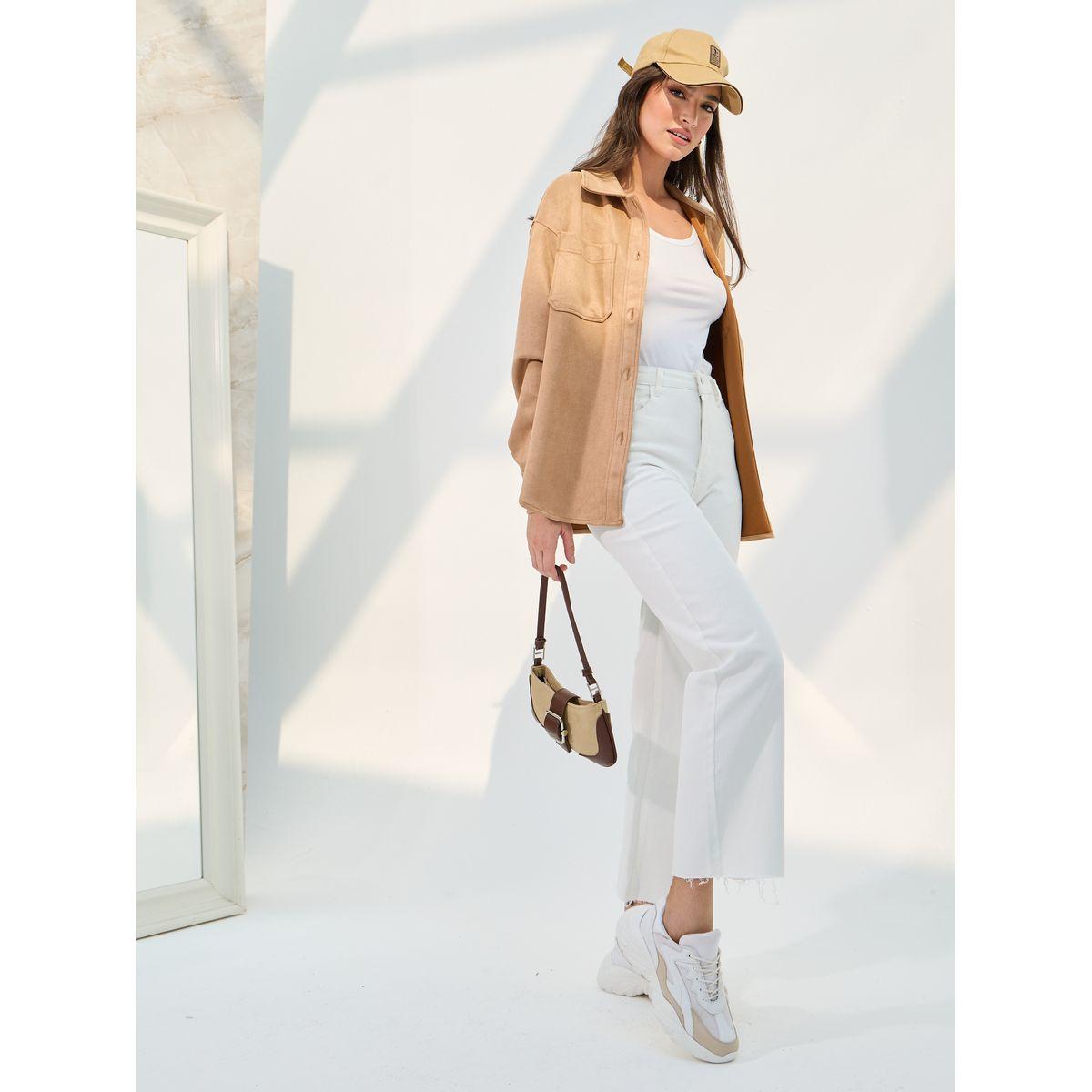 Styli Elevate Oversized Drop Shoulder Jacket With Button Closure-women-winterwear-coatsandjackets-jackets-image-2