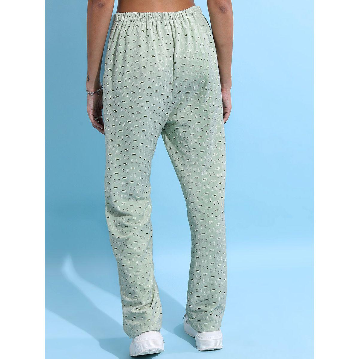 Ketch X Styli High Raised Schiffli Trousers With Folded Pleats-women-clothing-bottoms-trousers-image-3
