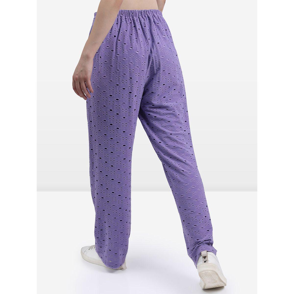 بنطال مزين بفتحات مع خصر عالي كيتش × ستايلي-women-clothing-bottoms-trousers-image-3