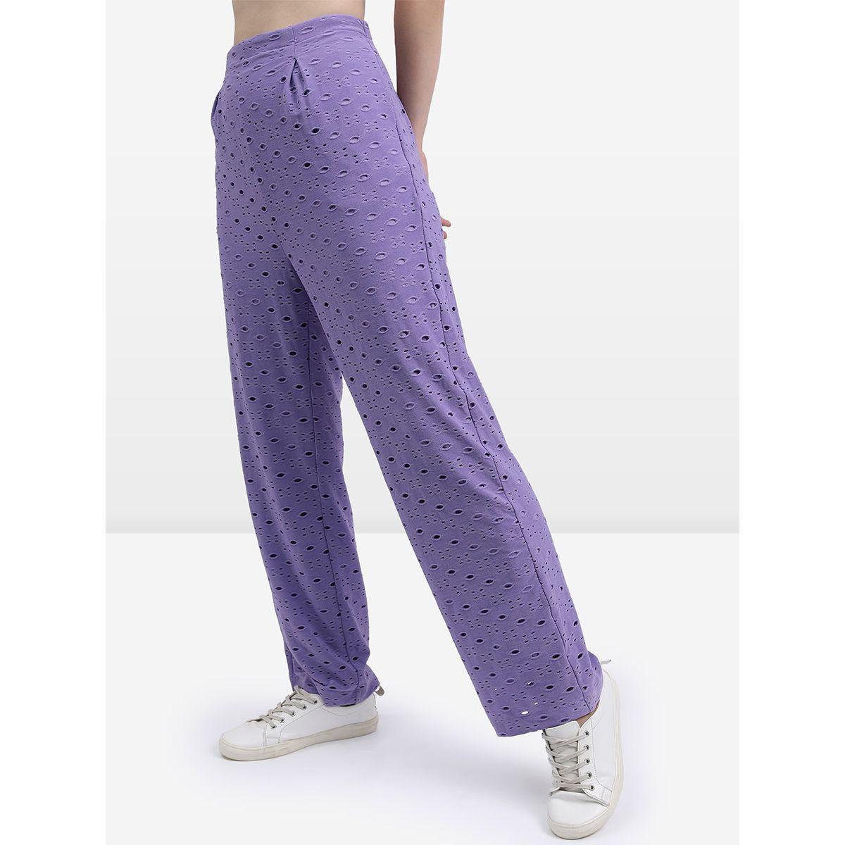 بنطال مزين بفتحات مع خصر عالي كيتش × ستايلي-women-clothing-bottoms-trousers-image-4