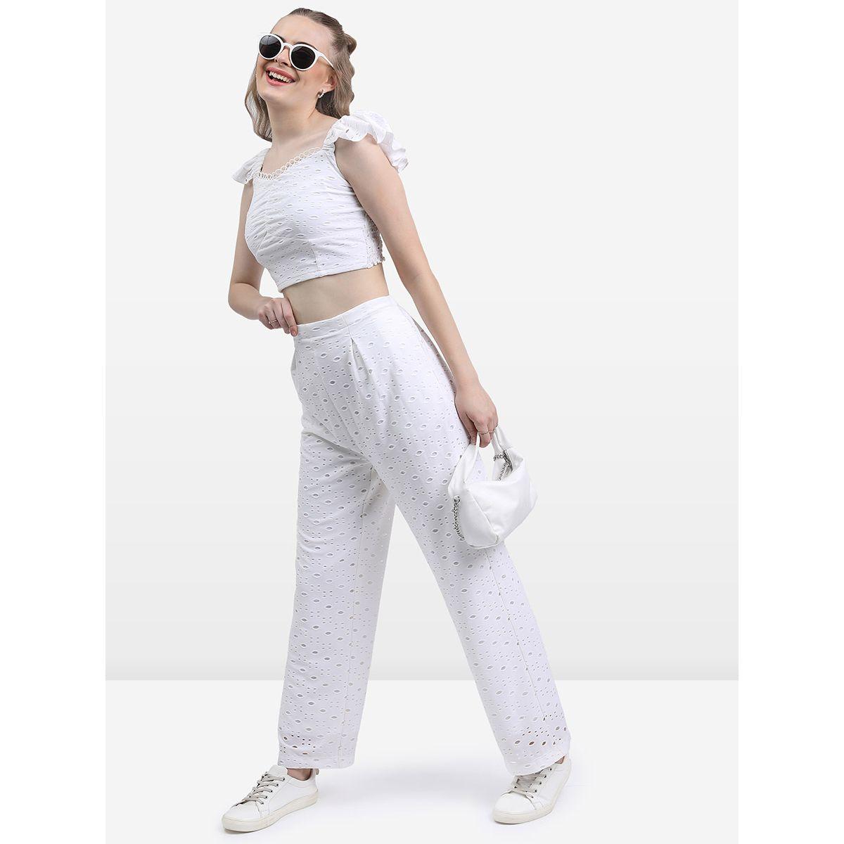 Ketch X Styli High Raised Schiffli Trousers With Folded Pleats-women-clothing-bottoms-trousers-image-2