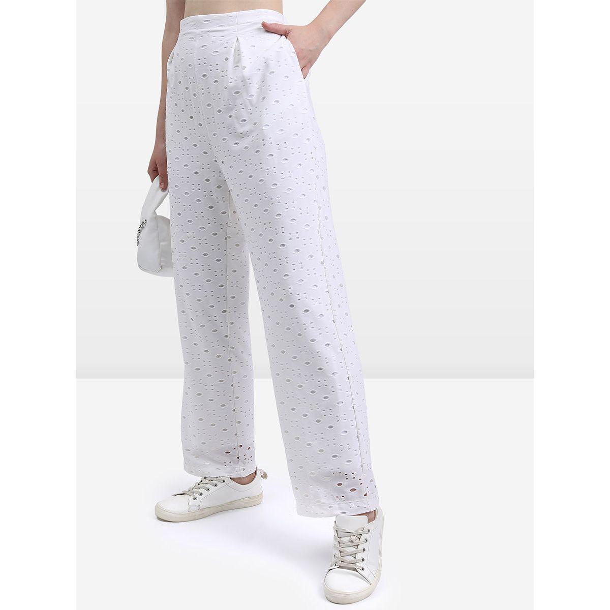 بنطال بتفاصيل فتحات مع كسرات كيتش × ستايلي-women-clothing-bottoms-trousers-image-4