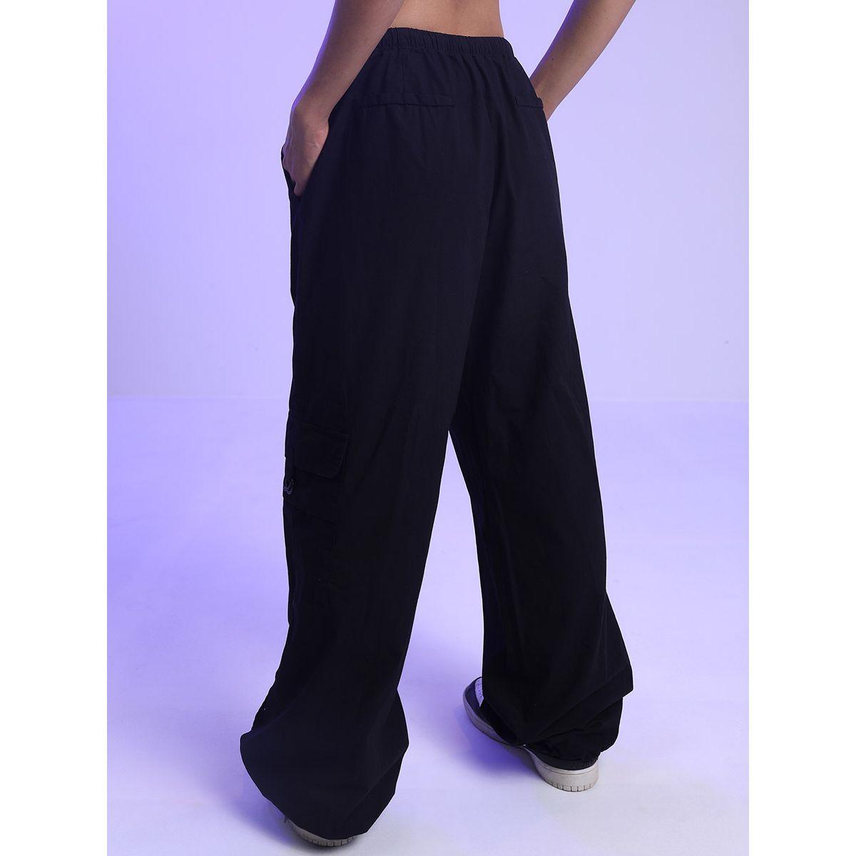 بنطال باراشوت بنمط كارجو طوكيو توكيز × ستايلي-women-clothing-bottoms-trousers-image-3