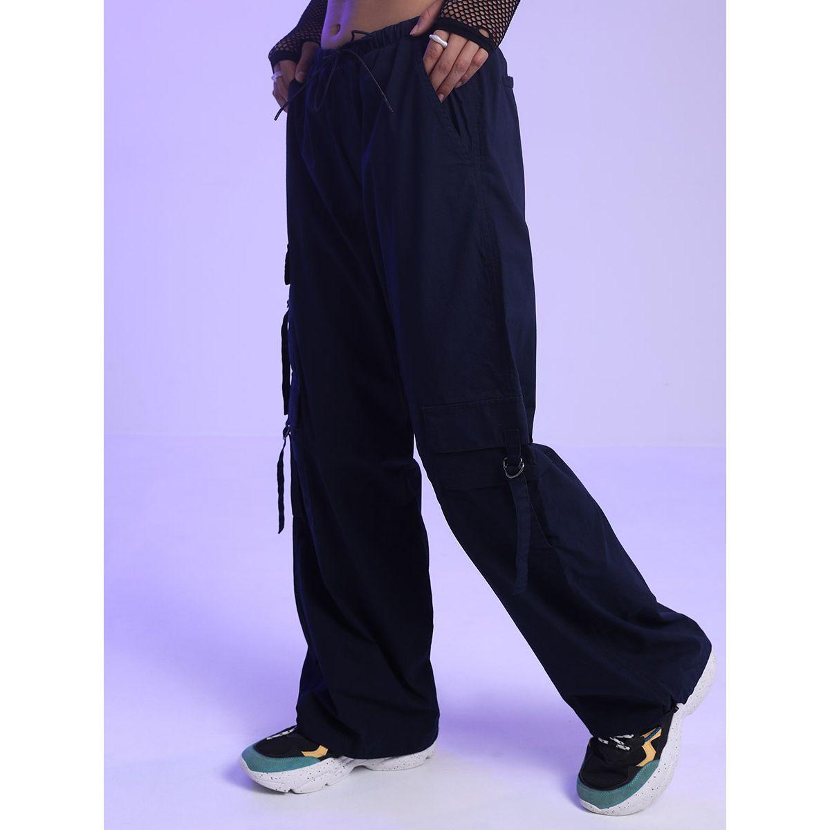 Tokyo Talkies X Styli Parachute Cargo Pants-women-clothing-bottoms-trousers-image-4