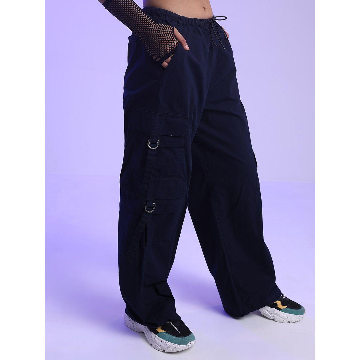 Tokyo Talkies X Styli Parachute Cargo Pants-women-clothing-bottoms-trousers-image-6