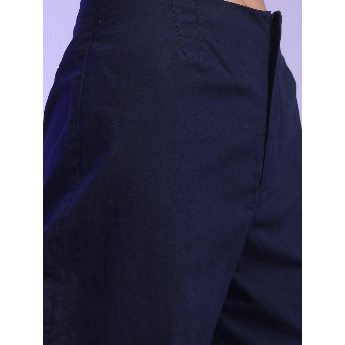 بنطال كارجو سادة بخصر منخفض طوكيو توكيز × ستايلي-women-clothing-bottoms-trousers-image-5