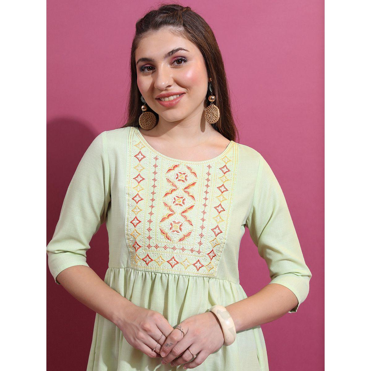 فستان ميدي بتفاصيل مطرزة فيشود × ستايلي-women-clothing-dresses-image-6
