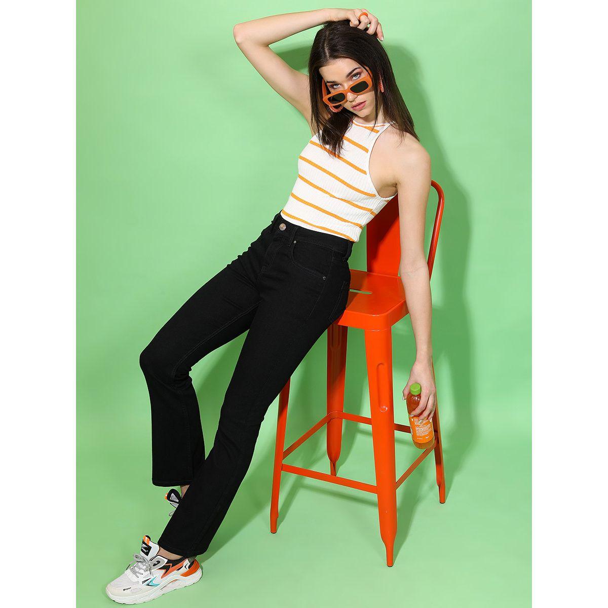 جينز واسع الأرجل بخصر عالي طوكيو توكيز × ستايلي-women-clothing-bottoms-jeans-image-2