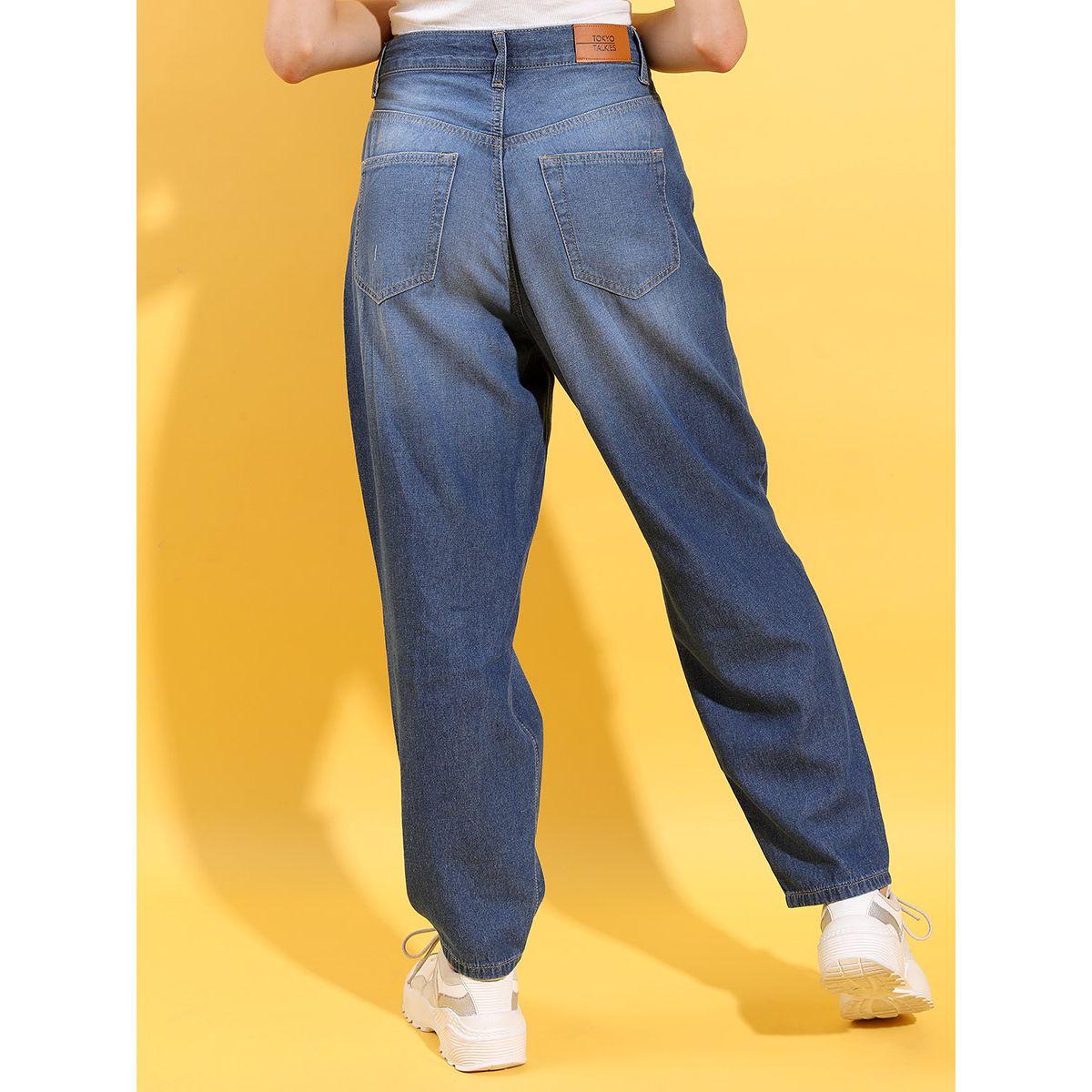 Tokyo Talkies X Styli Mid Rise Tapered Fit Jeans-women-clothing-bottoms-jeans-image-3
