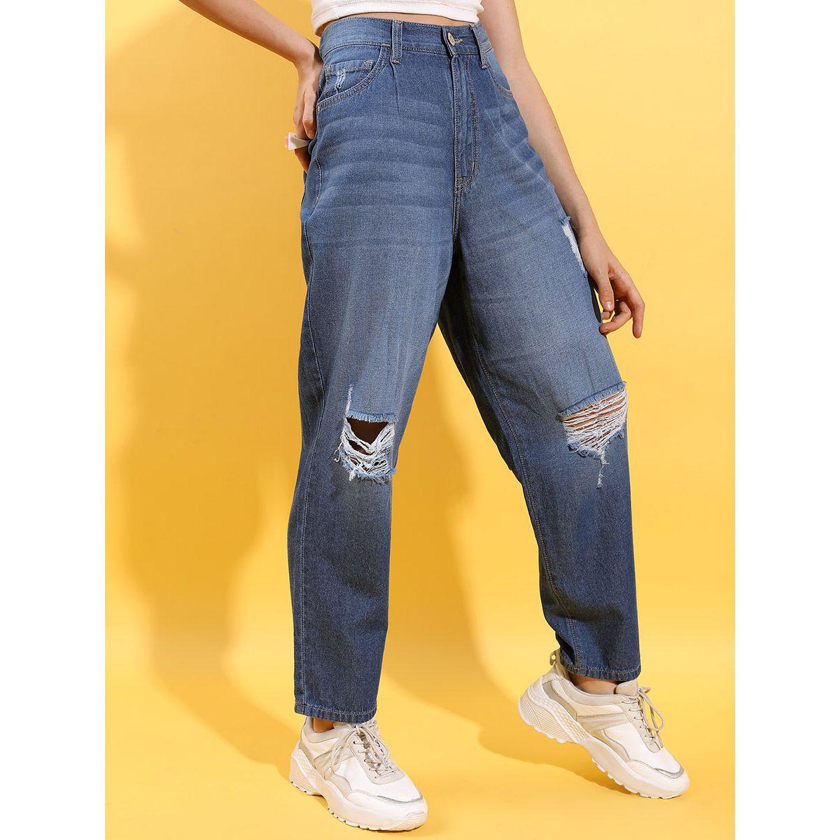 Tokyo Talkies X Styli Mid Rise Tapered Fit Jeans-women-clothing-bottoms-jeans-image-6