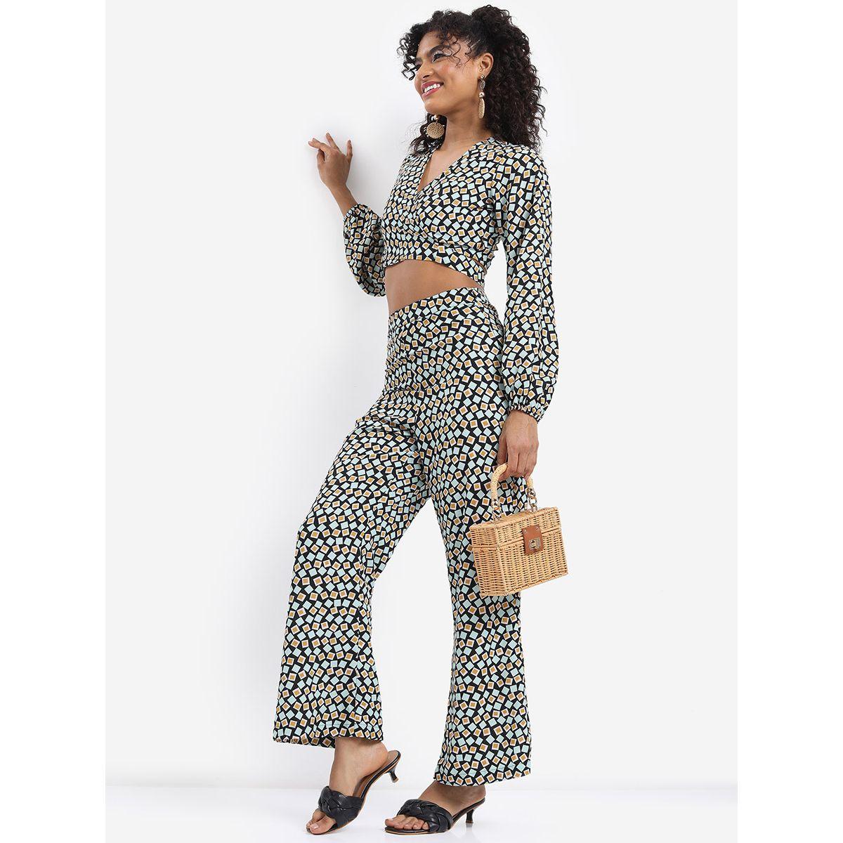 Tokyo Talkies X Styli All Over Print Crop Top & Trouser Co-Ord Set-women-clothing-coordsets-image-2