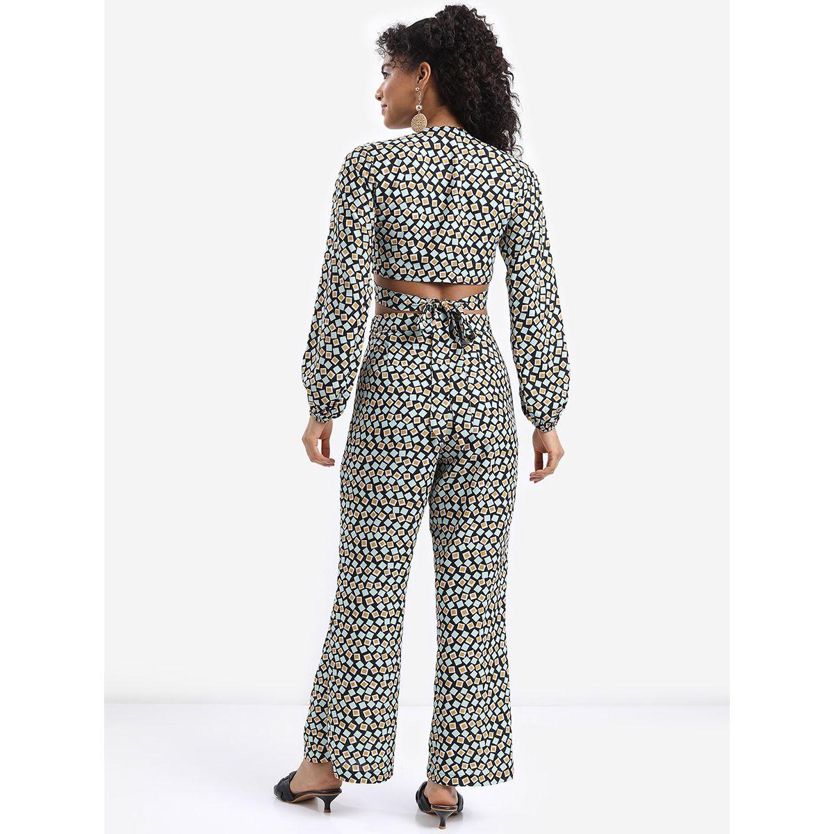 Tokyo Talkies X Styli All Over Print Crop Top & Trouser Co-Ord Set-women-clothing-coordsets-image-3