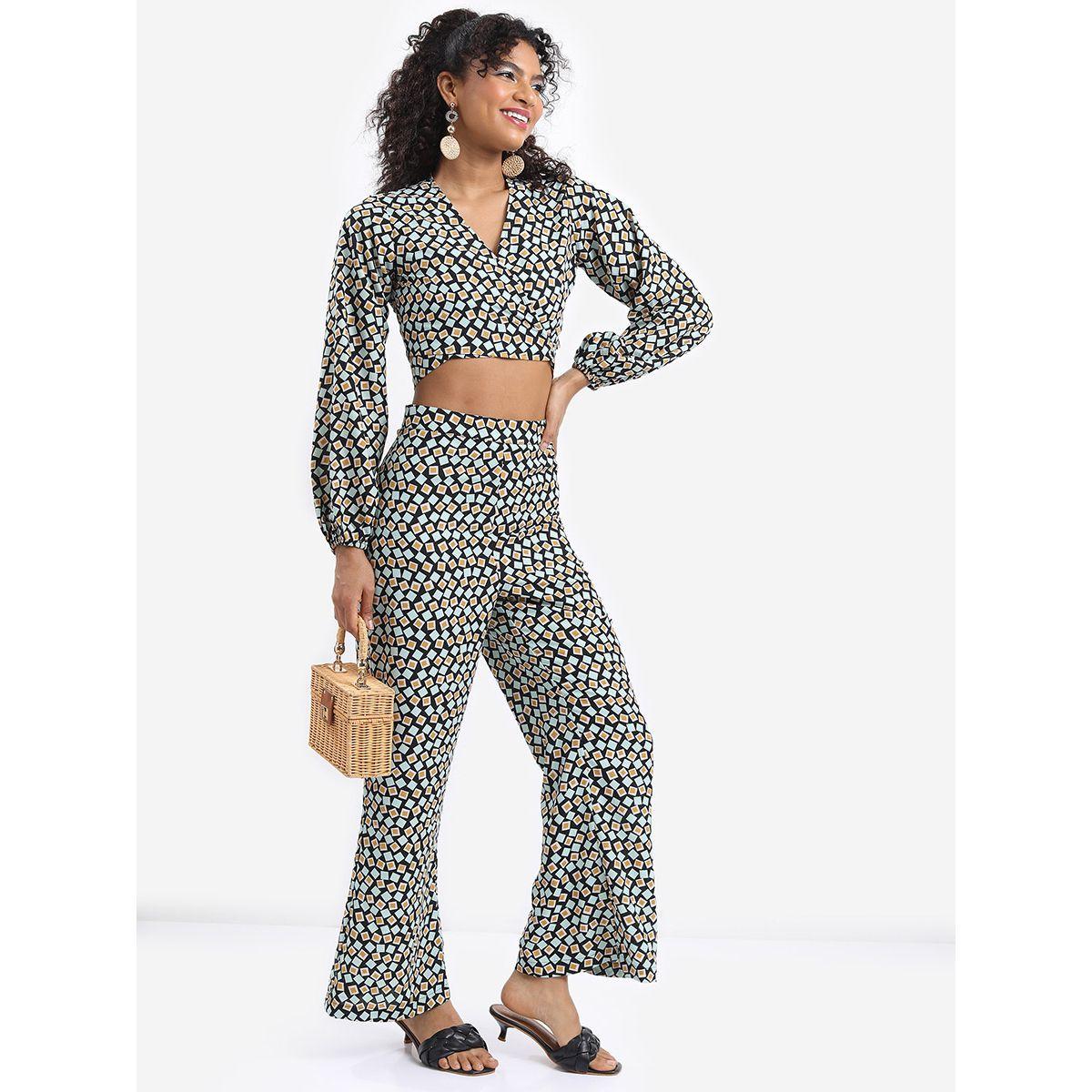 Tokyo Talkies X Styli All Over Print Crop Top & Trouser Co-Ord Set-women-clothing-coordsets-image-5