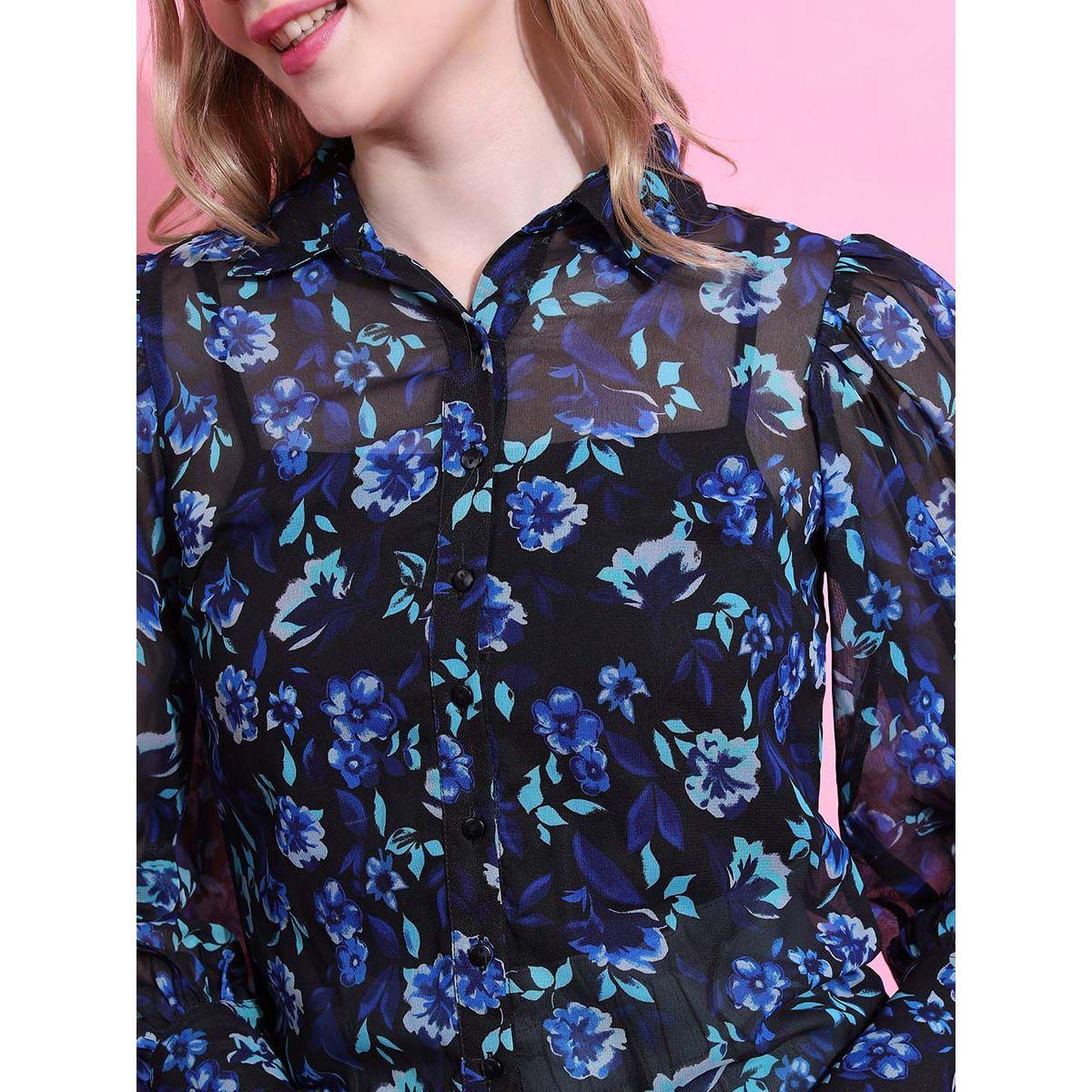 بلوزة كاجوال باكمام بيشوب طوكيو توكيز × ستايلي-women-clothing-shirtsandblouses-shirts-image-5