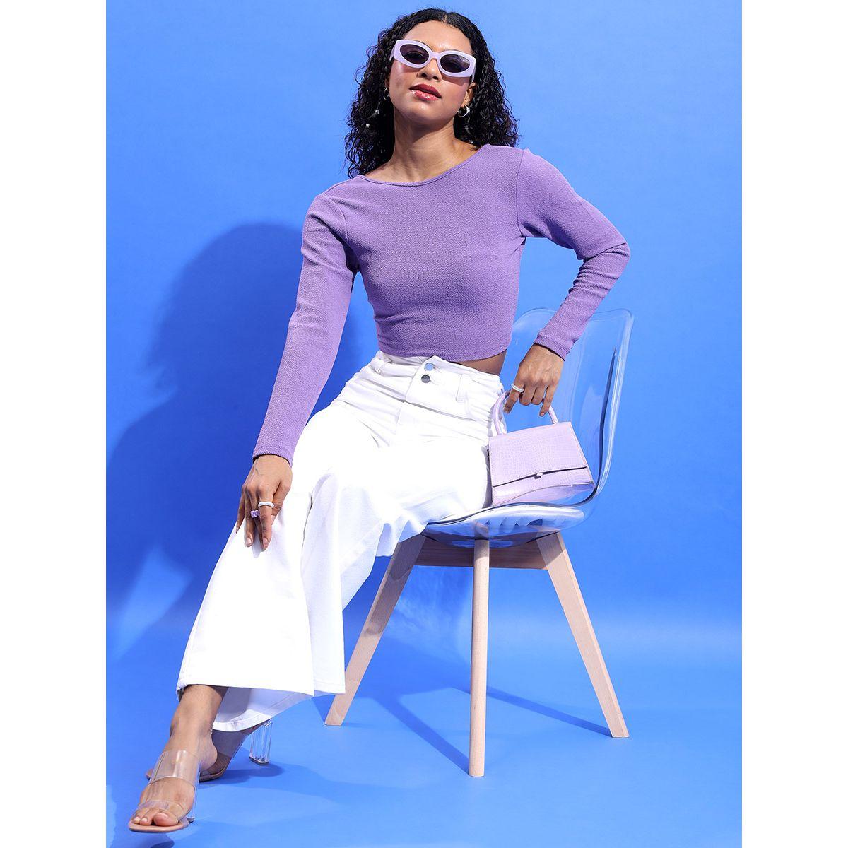 بلوزة قصيرة بتفاصيل مزمومة كيتش × ستايلي-women-clothing-shirtsandblouses-blouses-image-2