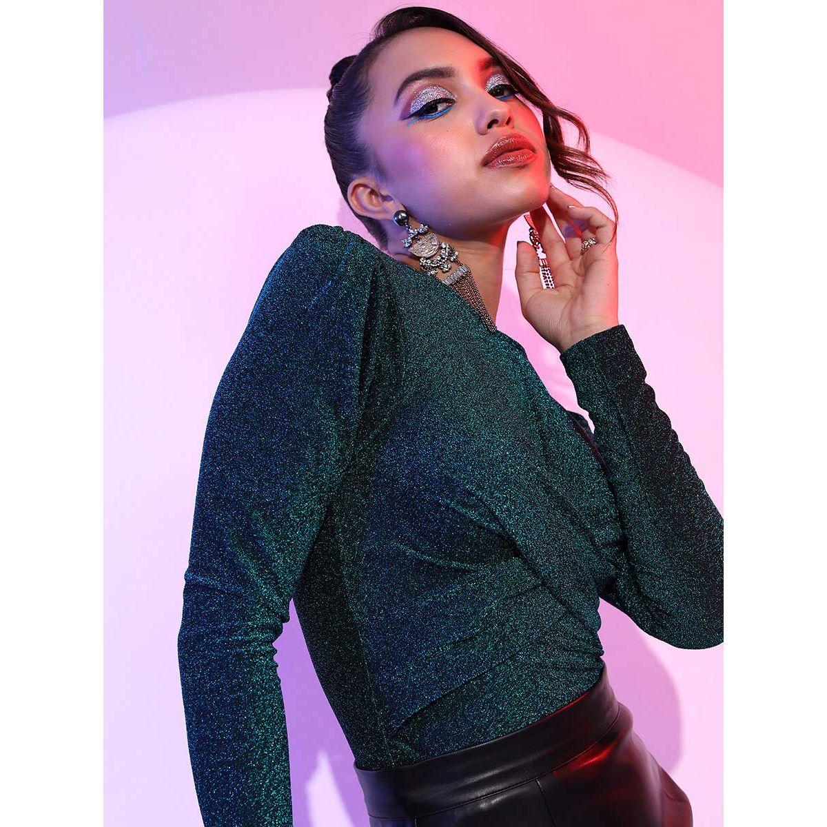 بلوزة بقصة سليم ونمط لف كيتش × ستايلي-women-clothing-shirtsandblouses-blouses-image-6