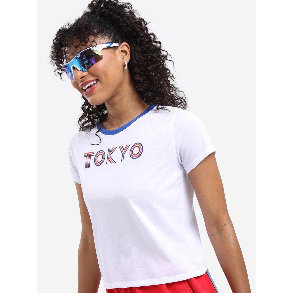 تيشيرت كاجوال بقصة عادية طوكيو توكيز × ستايلي-women-clothing-tshirts-image-4