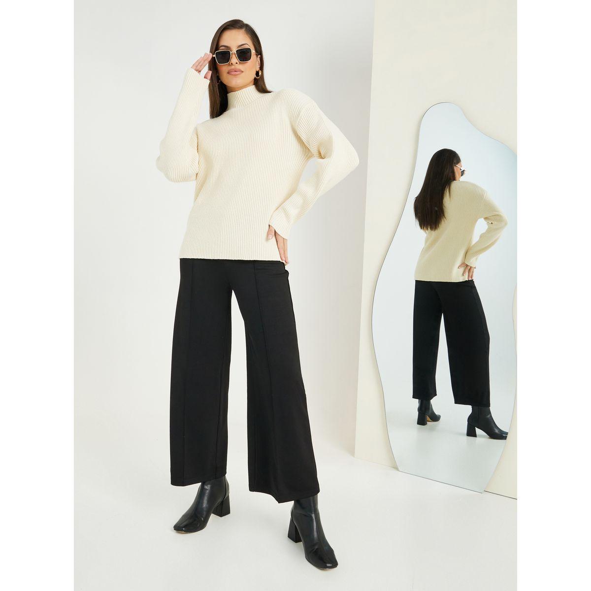 Styli Regular Fit Ribbed High Neck Sweater-women-clothing-cardigansandjumpers-jumpers-image-2
