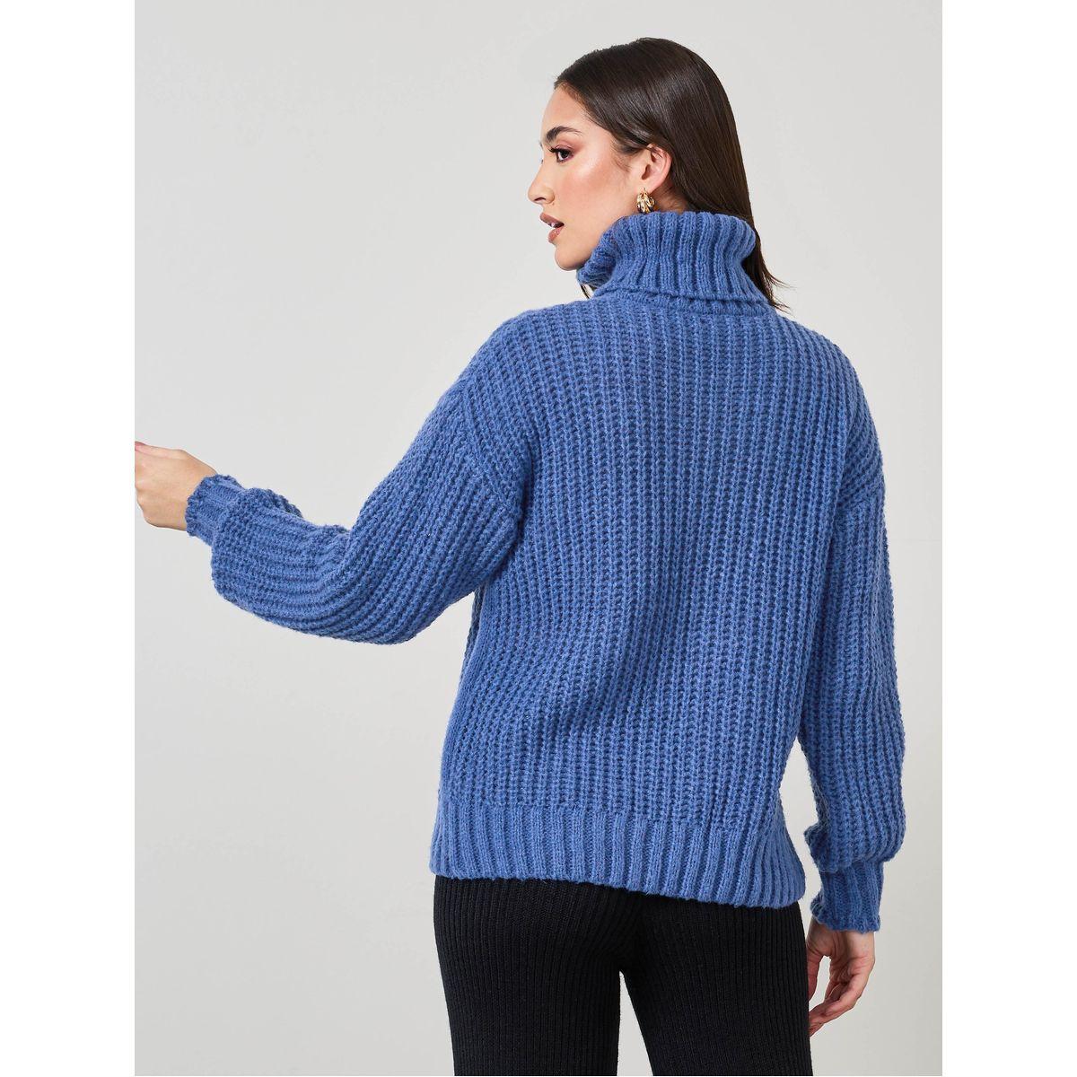 Styli Oversized Cable Knit Turtle Neck Sweater-women-clothing-cardigansandjumpers-jumpers-image-5