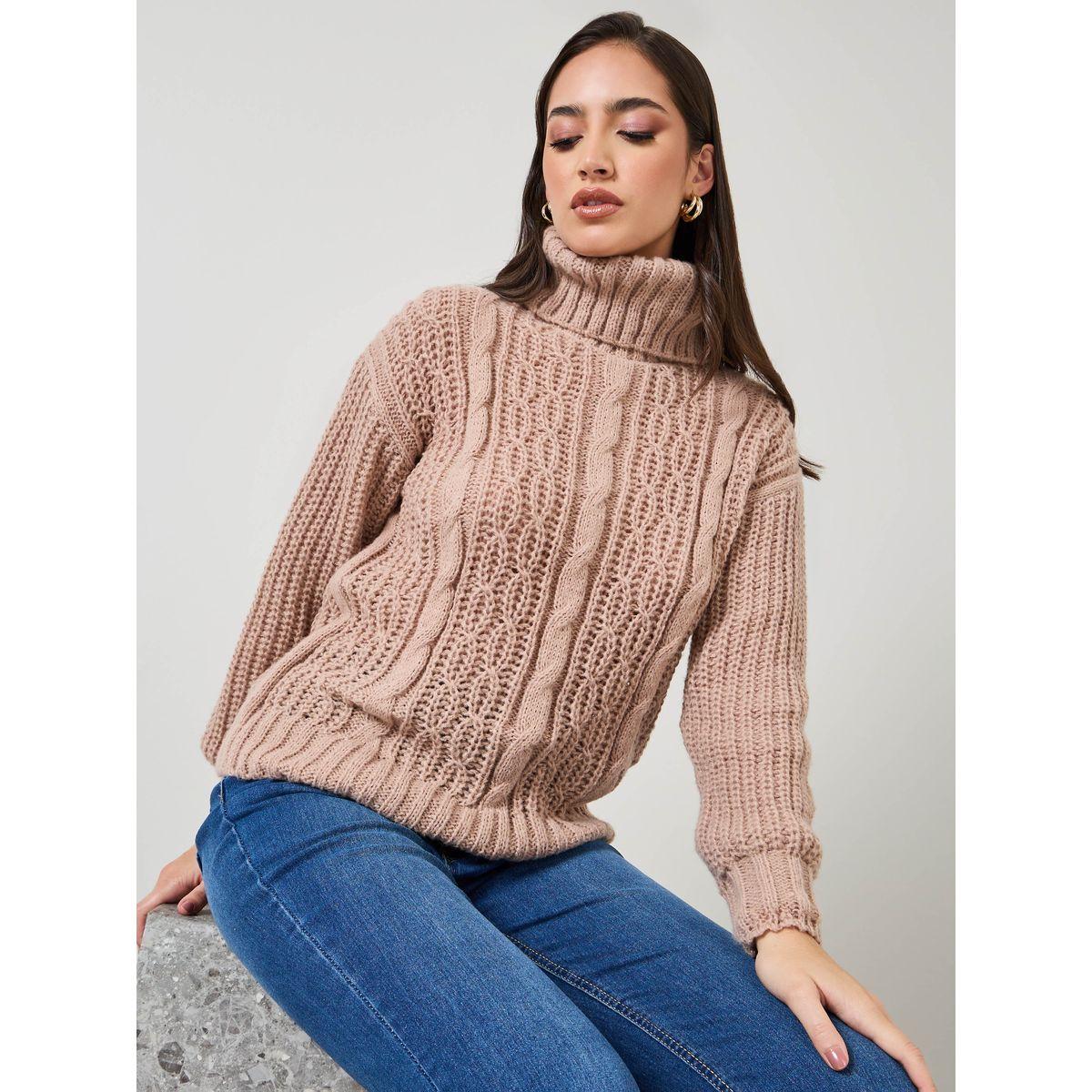 سويتر واسع بياقة عالية-women-clothing-cardigansandjumpers-jumpers-image-1