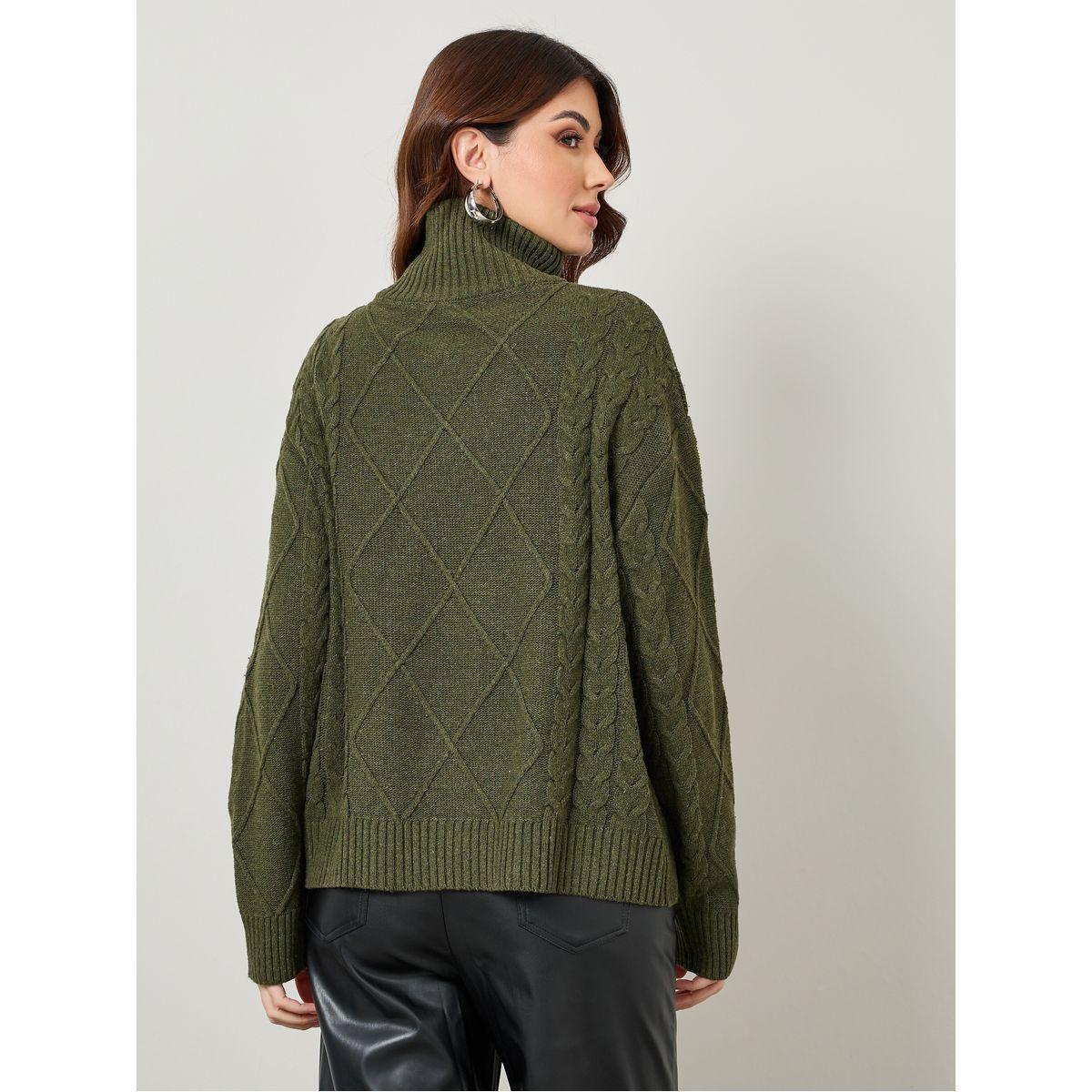 Styli Oversized Half Zip Cable Knit Sweater-women-clothing-cardigansandjumpers-jumpers-image-4