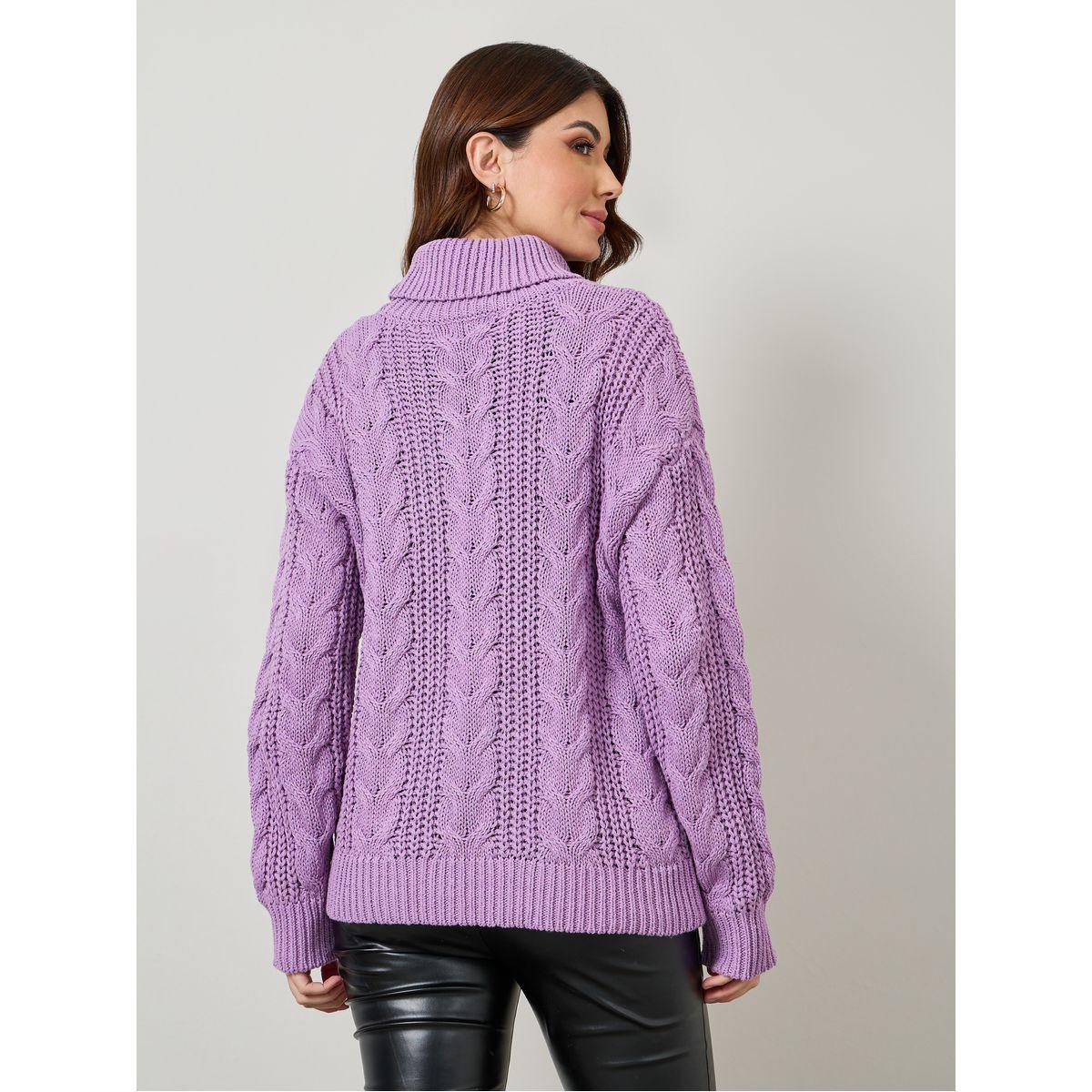 سويتر محبوك بياقة عالية-women-clothing-cardigansandjumpers-jumpers-image-5