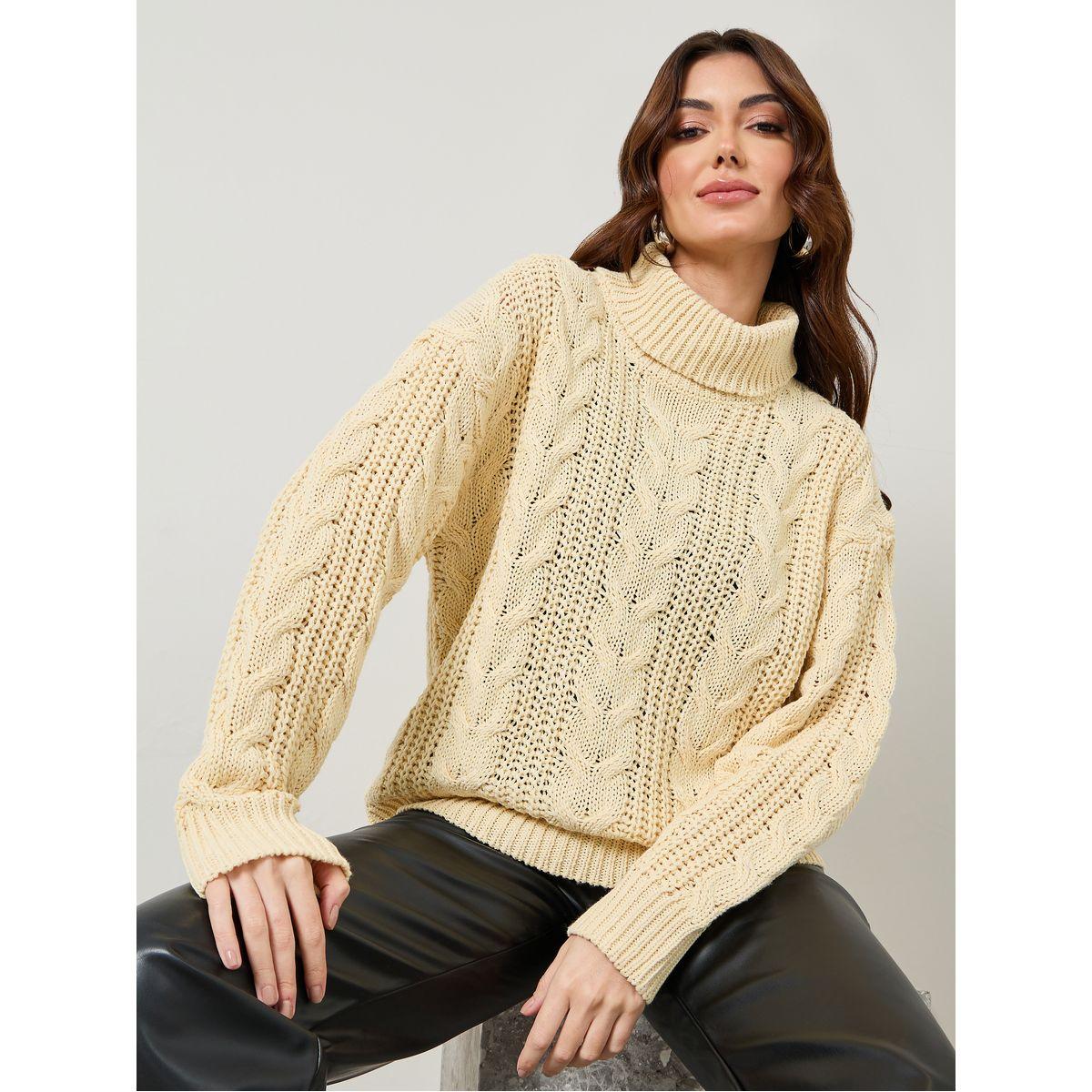 Styli Regular Fit Turtle Neck Knit Sweater-women-clothing-cardigansandjumpers-jumpers-image-1
