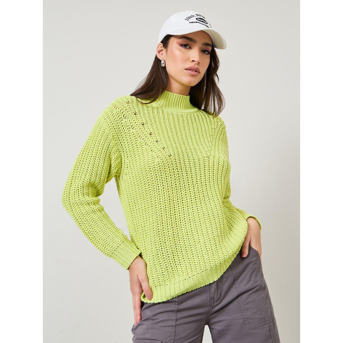 Styli Regular Fit Chunky Knit High Neck Sweater-women-clothing-cardigansandjumpers-jumpers-image-1