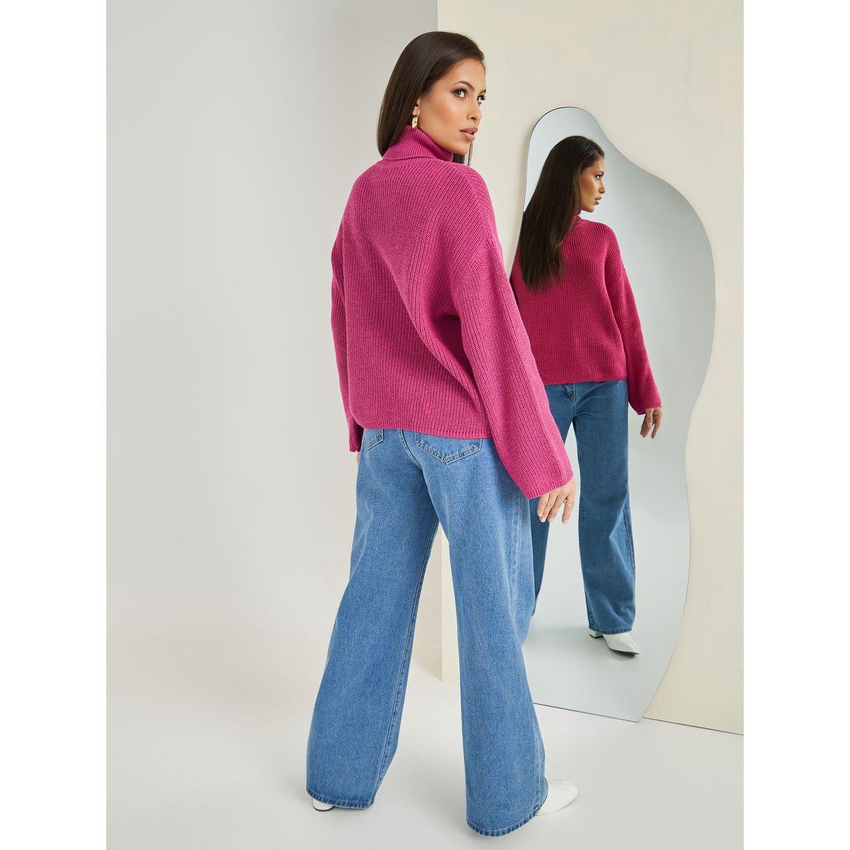 Styli Oversized Chunky Knit Turtle Neck Sweater-women-clothing-cardigansandjumpers-jumpers-image-6