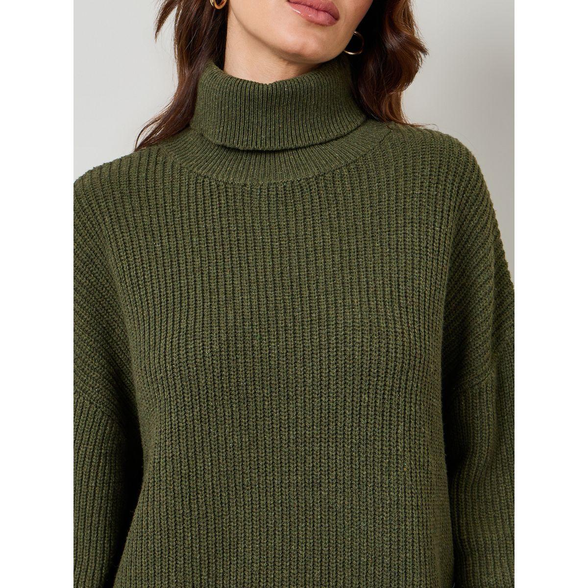 سويتر محبوك واسع بياقة عالية-women-clothing-cardigansandjumpers-jumpers-image-3