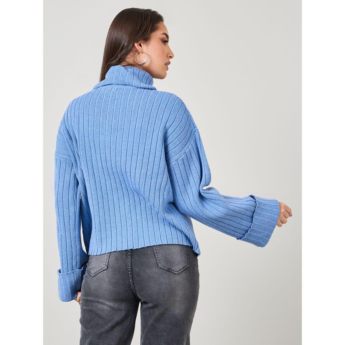 Styli Ribbed Boxy Fit Turtle Neck Sweater-women-clothing-cardigansandjumpers-jumpers-image-4