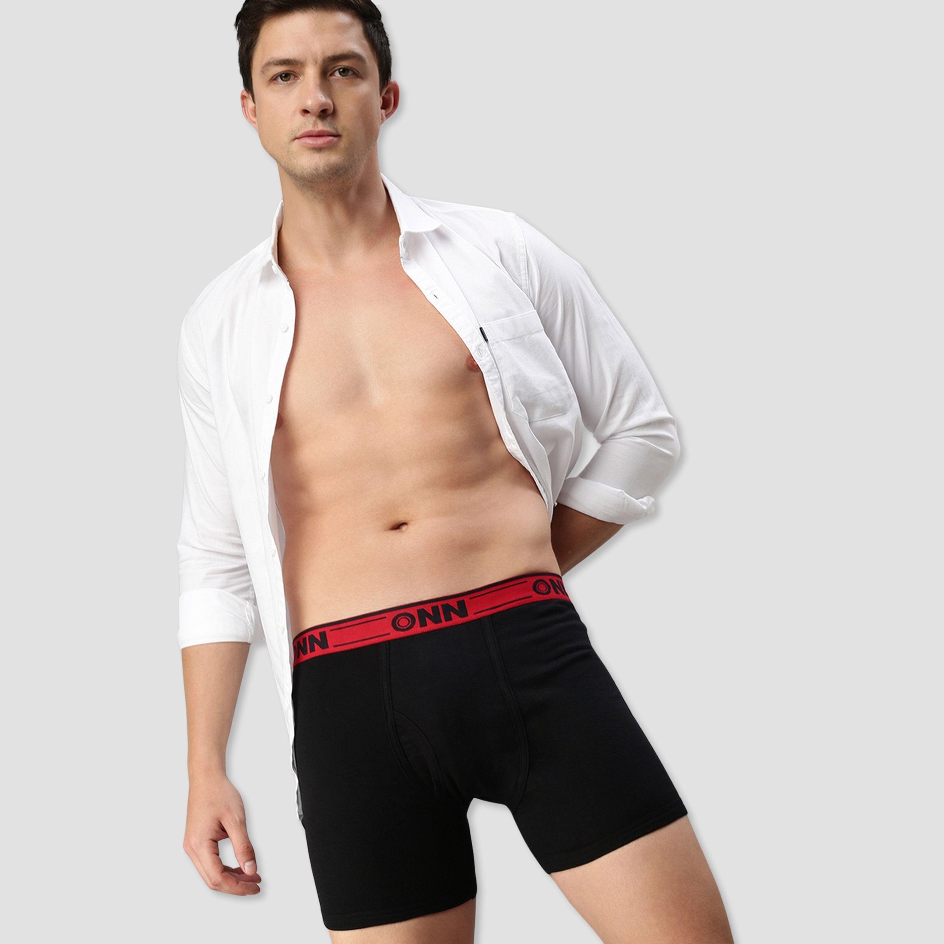 ستايلي - عبوة قطعتين - سروال داخلي طويلة طبعة بحزام خصر مطاطي-men-clothing-innerwear-underwear-image-2