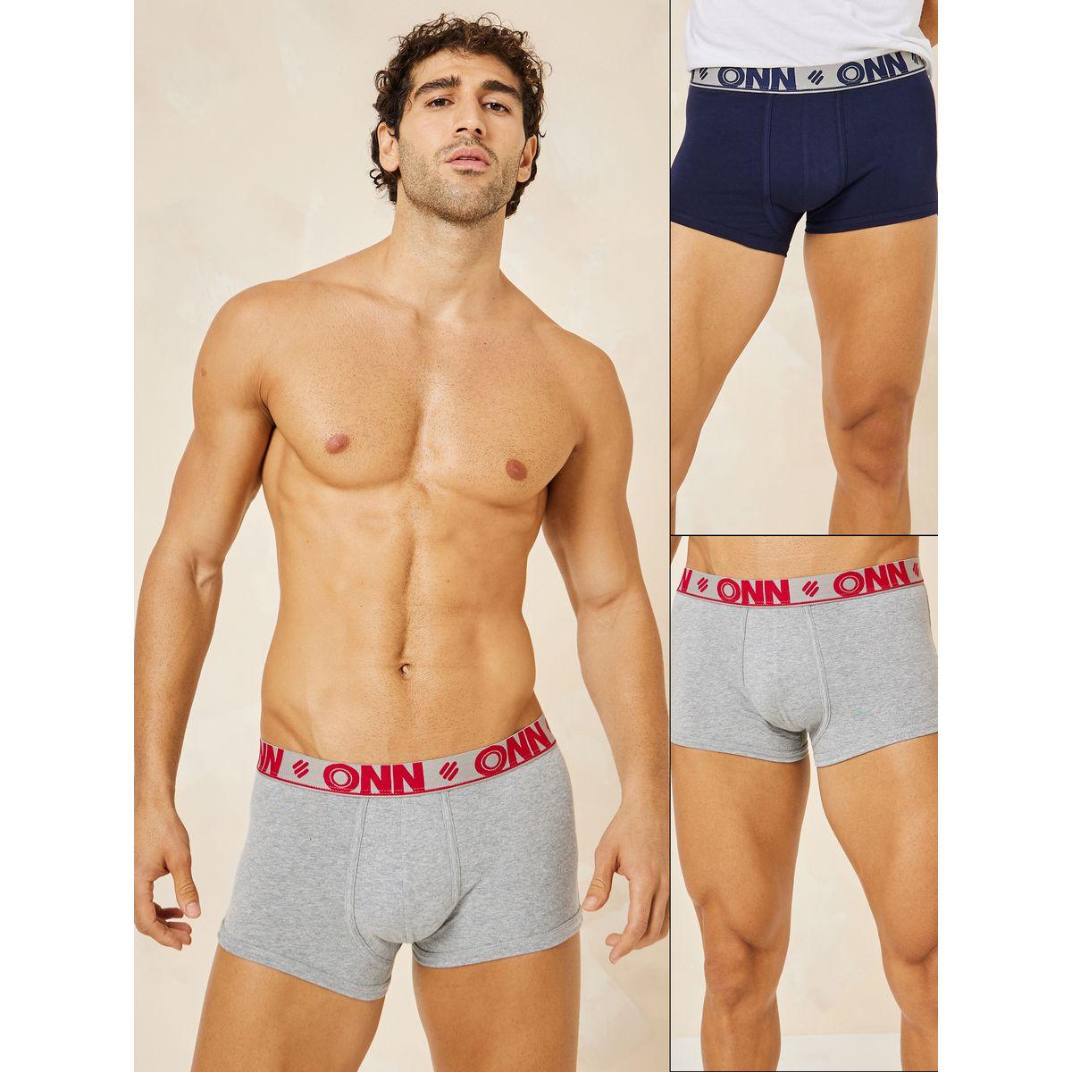 Styli Pack of 2 - Branded  Elastic Cotton Stretch Trunks-men-clothing-innerwear-underwear-image-1