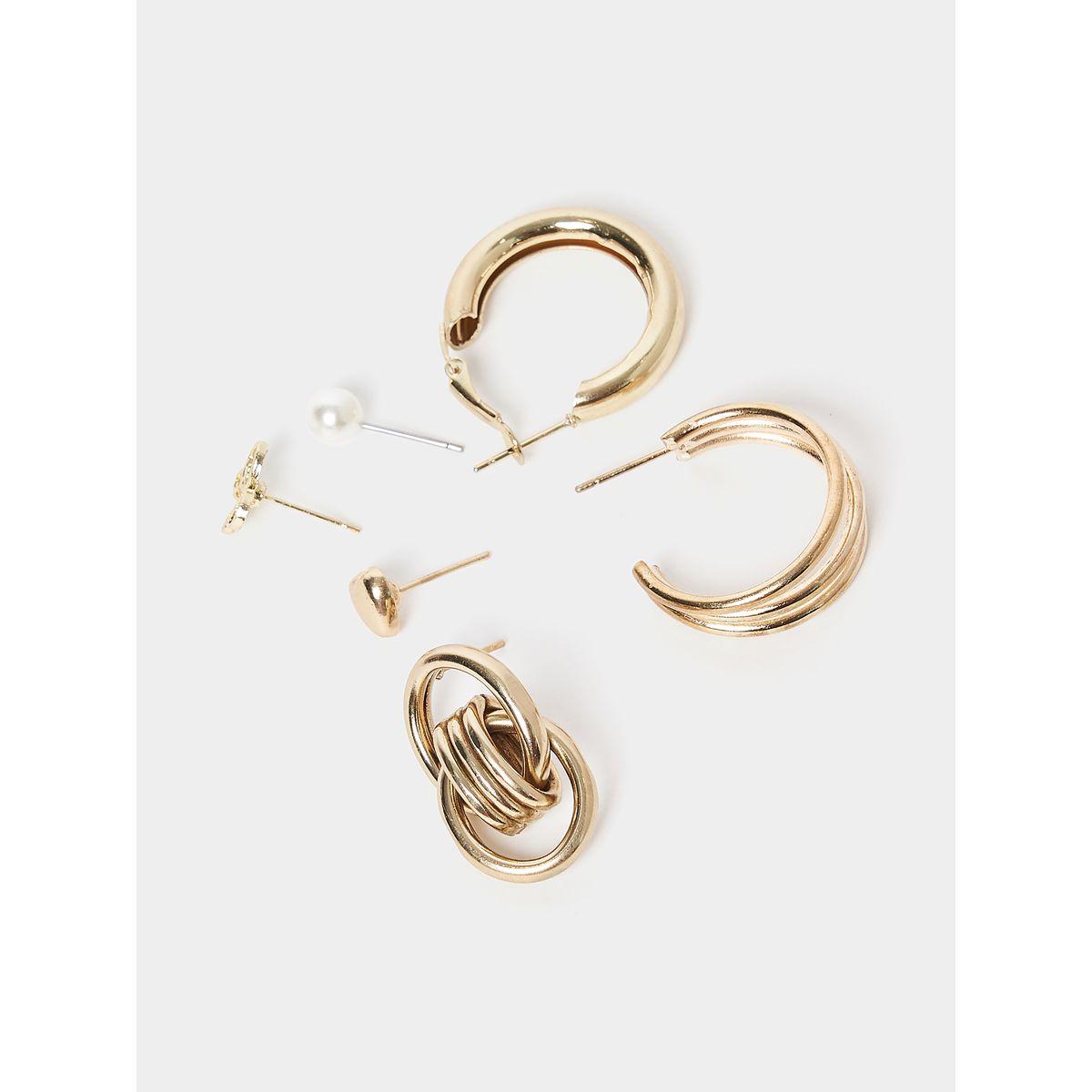 مجموعة من 6 اقراط كاجوال-women-watchesandjewellery-jewellery-earrings-image-4