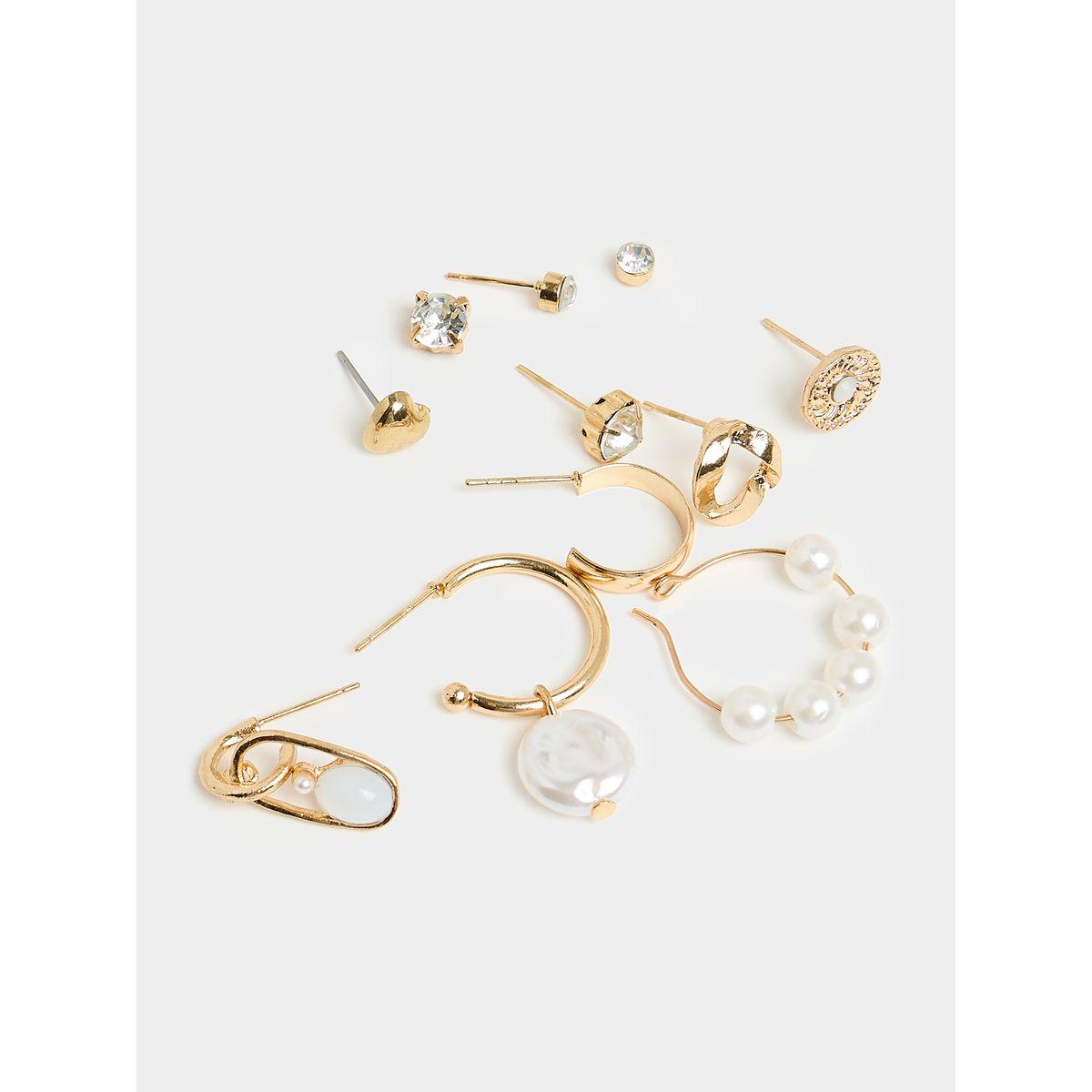 مجموعة من 9 اقراط كاجوال-women-watchesandjewellery-jewellery-earrings-image-3