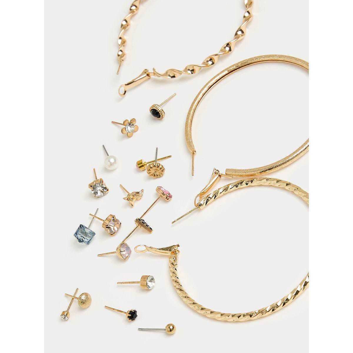 مجموعة من 20 اقراط عصرية-women-watchesandjewellery-jewellery-earrings-image-2