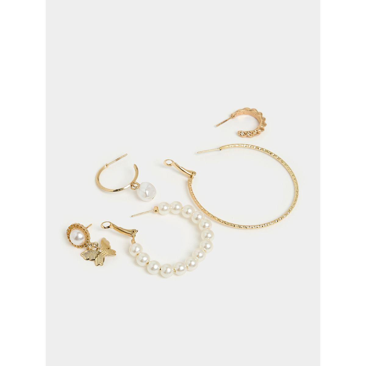 مجموعة من 5 اقراط كاجوال-women-watchesandjewellery-jewellery-earrings-image-3