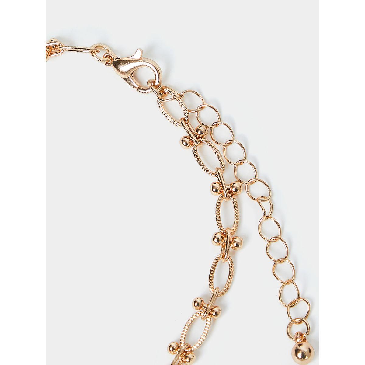 Styli Set Of 2 - Heart Drop Anklet-women-watchesandjewellery-jewellery-anklets-image-3