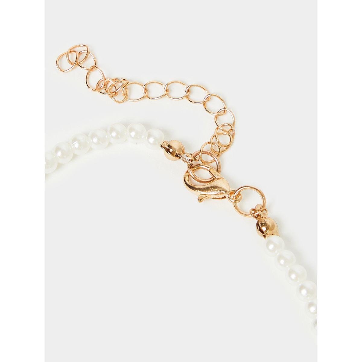 Styli Set of 2 - Mushroom Drop Anklet-women-watchesandjewellery-jewellery-anklets-image-4