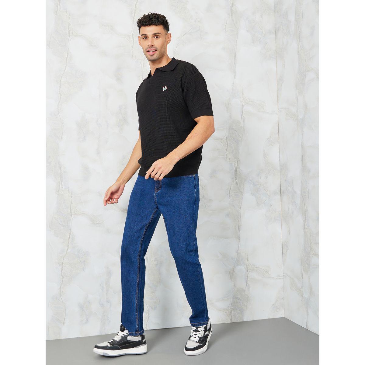 Styli Premium Textured Knit Revere Collar Relaxed Polo-men-clothing-tshirtsandpolos-polos-image-2