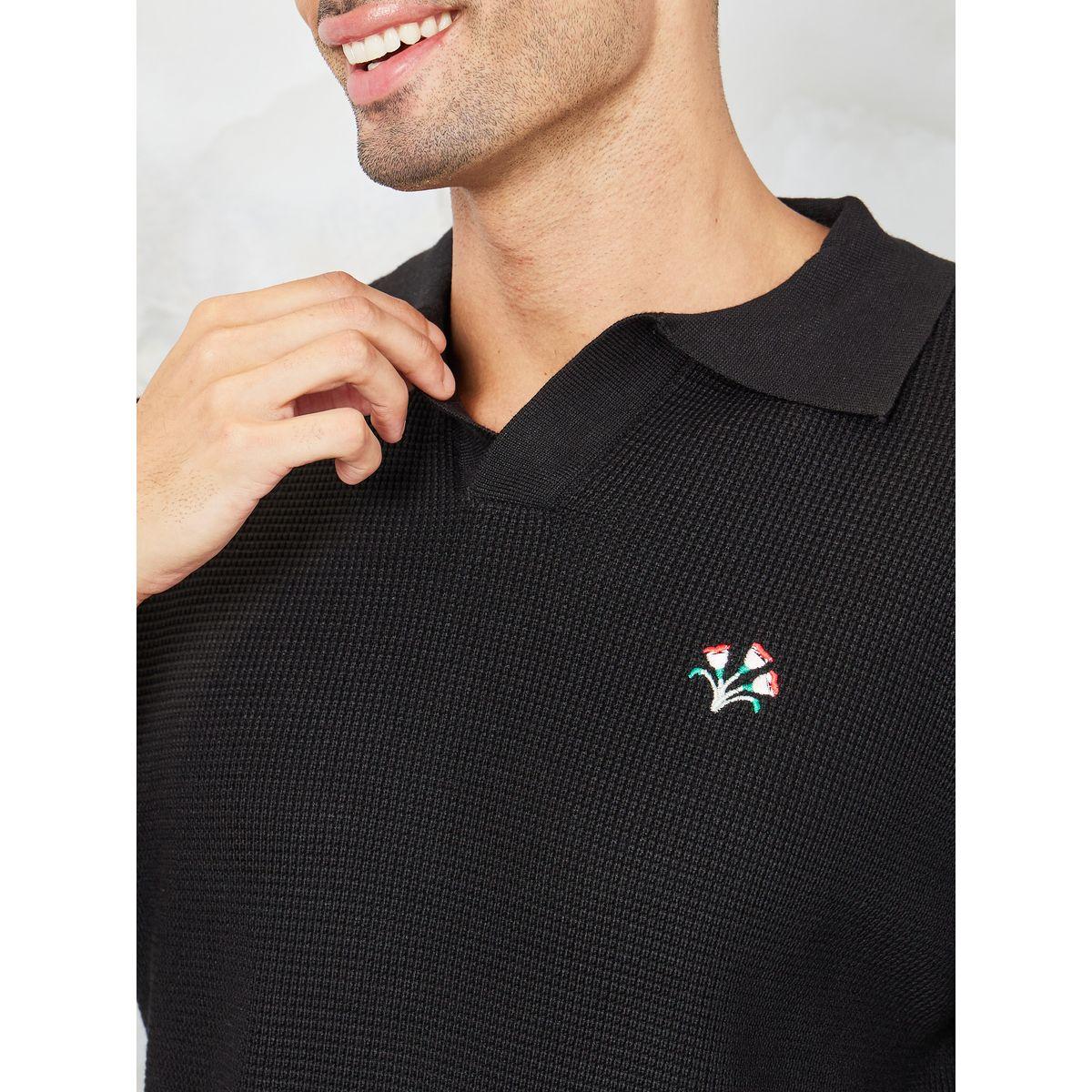 Styli Premium Textured Knit Revere Collar Relaxed Polo-men-clothing-tshirtsandpolos-polos-image-4
