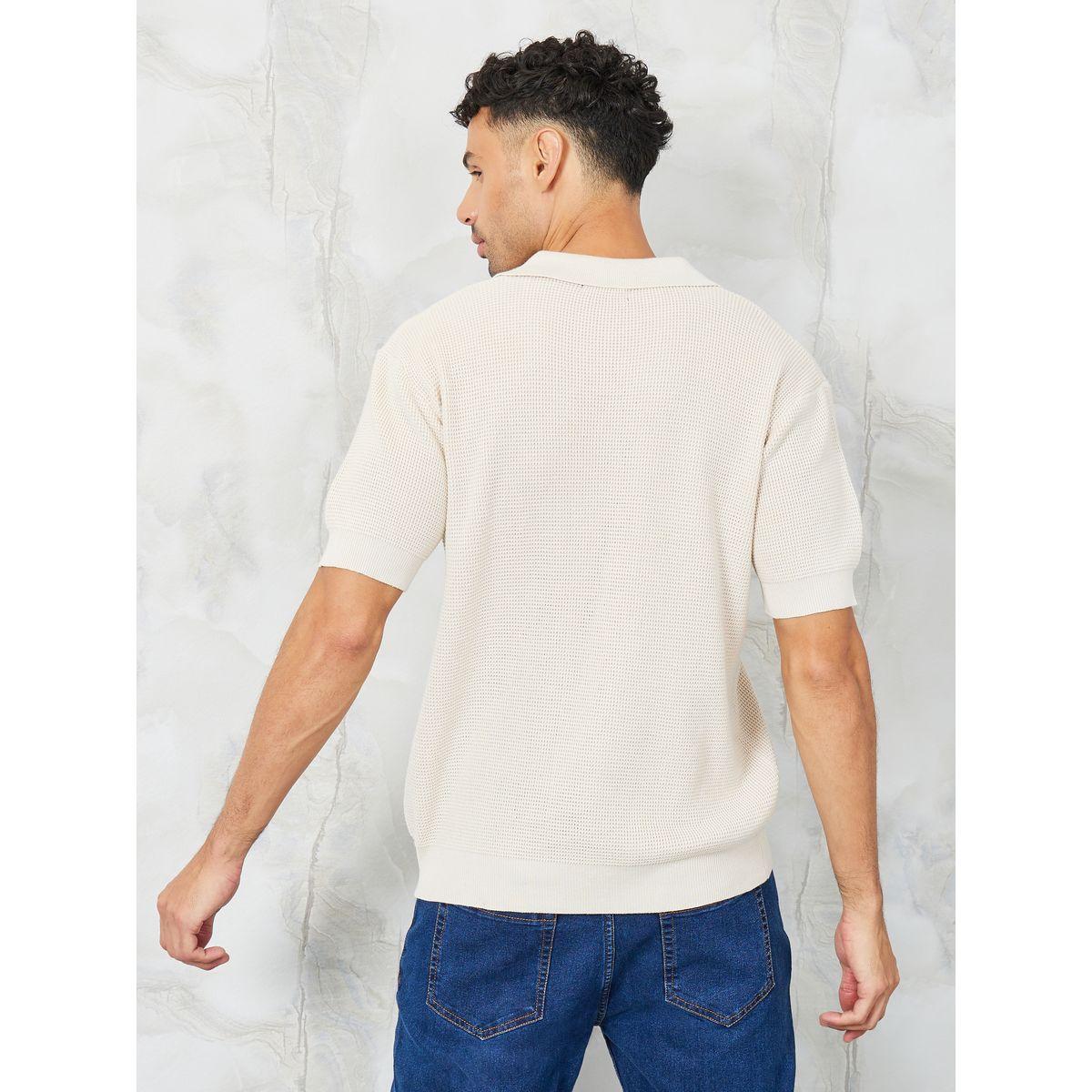 Styli Premium Textured Knit Revere Collar Relaxed Polo-men-clothing-tshirtsandpolos-polos-image-4