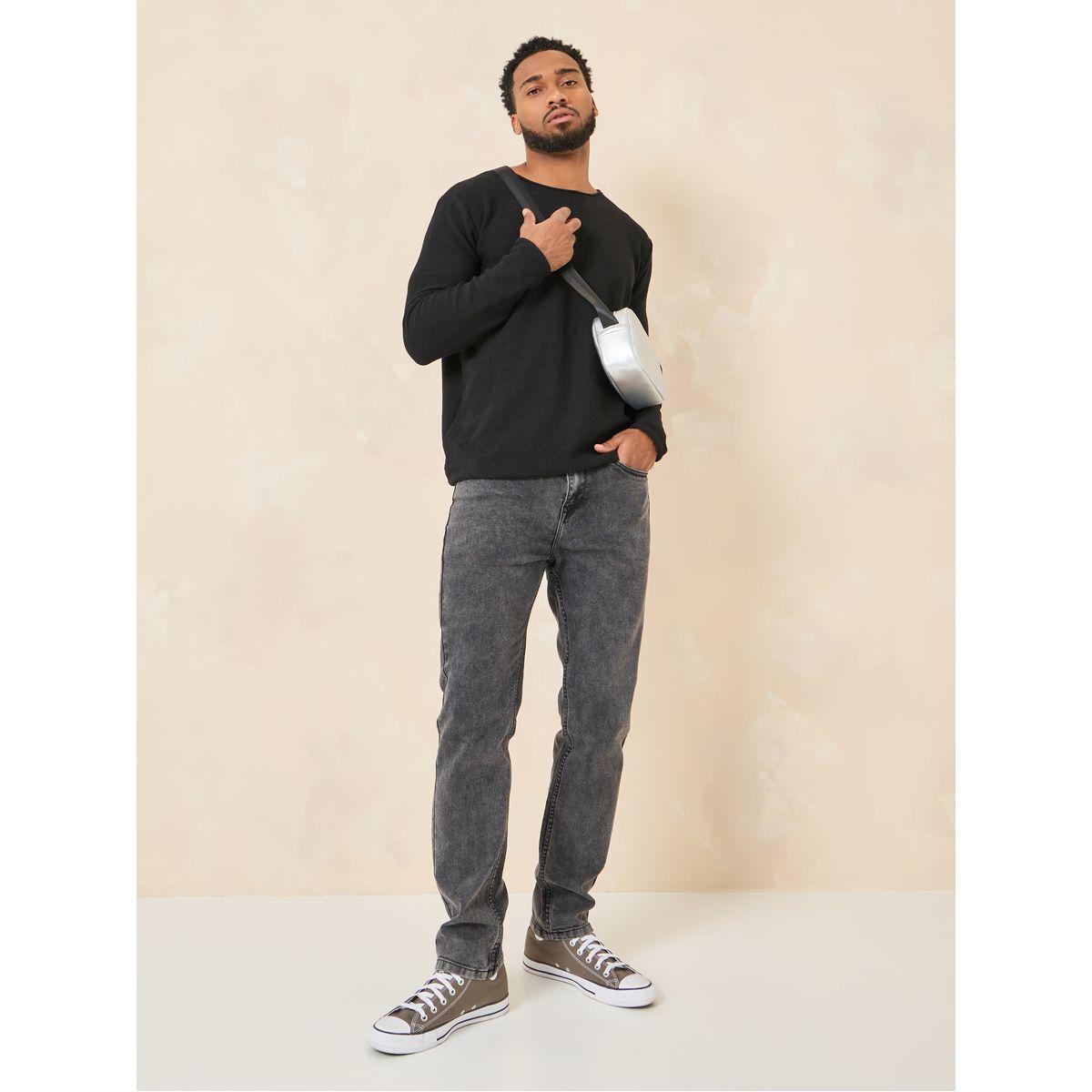 Styli Solid Crew Neck Relaxed Fit T-Shirt-men-clothing-tshirtsandpolos-tshirts-image-2