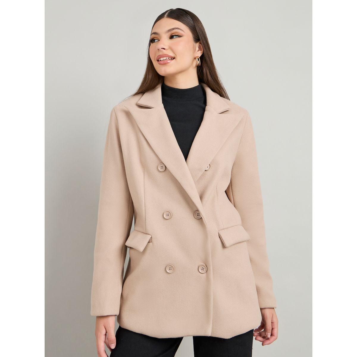 Styli Regular Fit Double Breasted Long Line Blazer-women-clothing-coatsandjackets-blazers-image-3