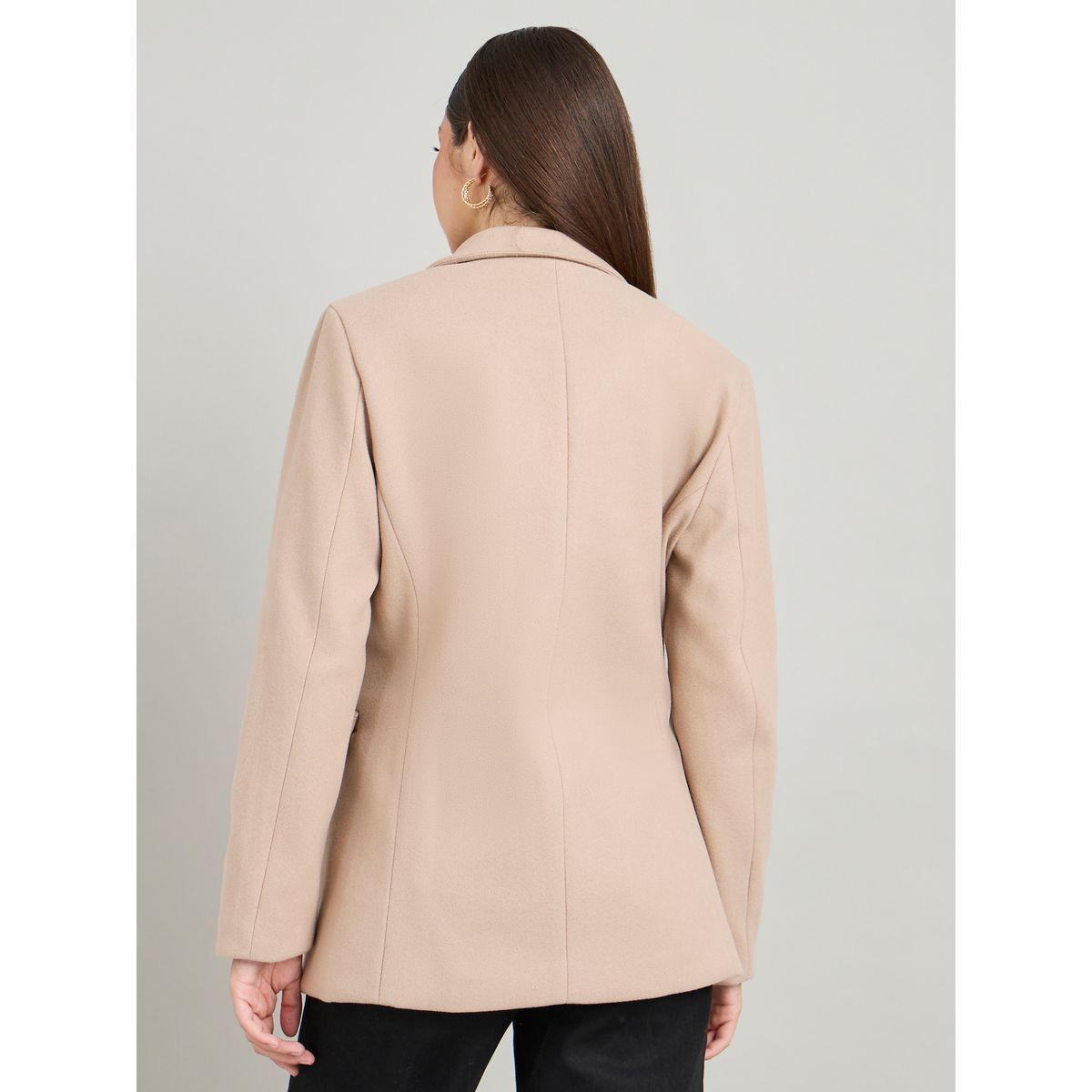 Styli Regular Fit Double Breasted Long Line Blazer-women-clothing-coatsandjackets-blazers-image-5